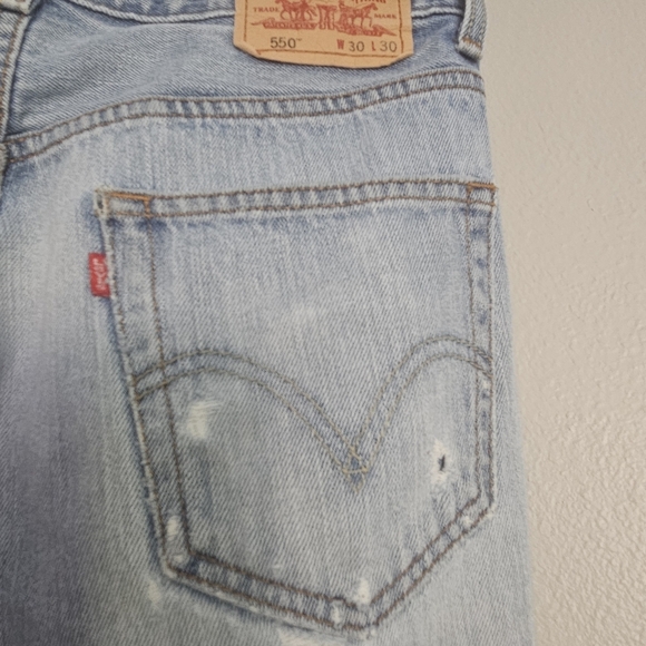 Levi 550 Vintage Relaxed Jeans Classic Denim - Picture 6 of 6